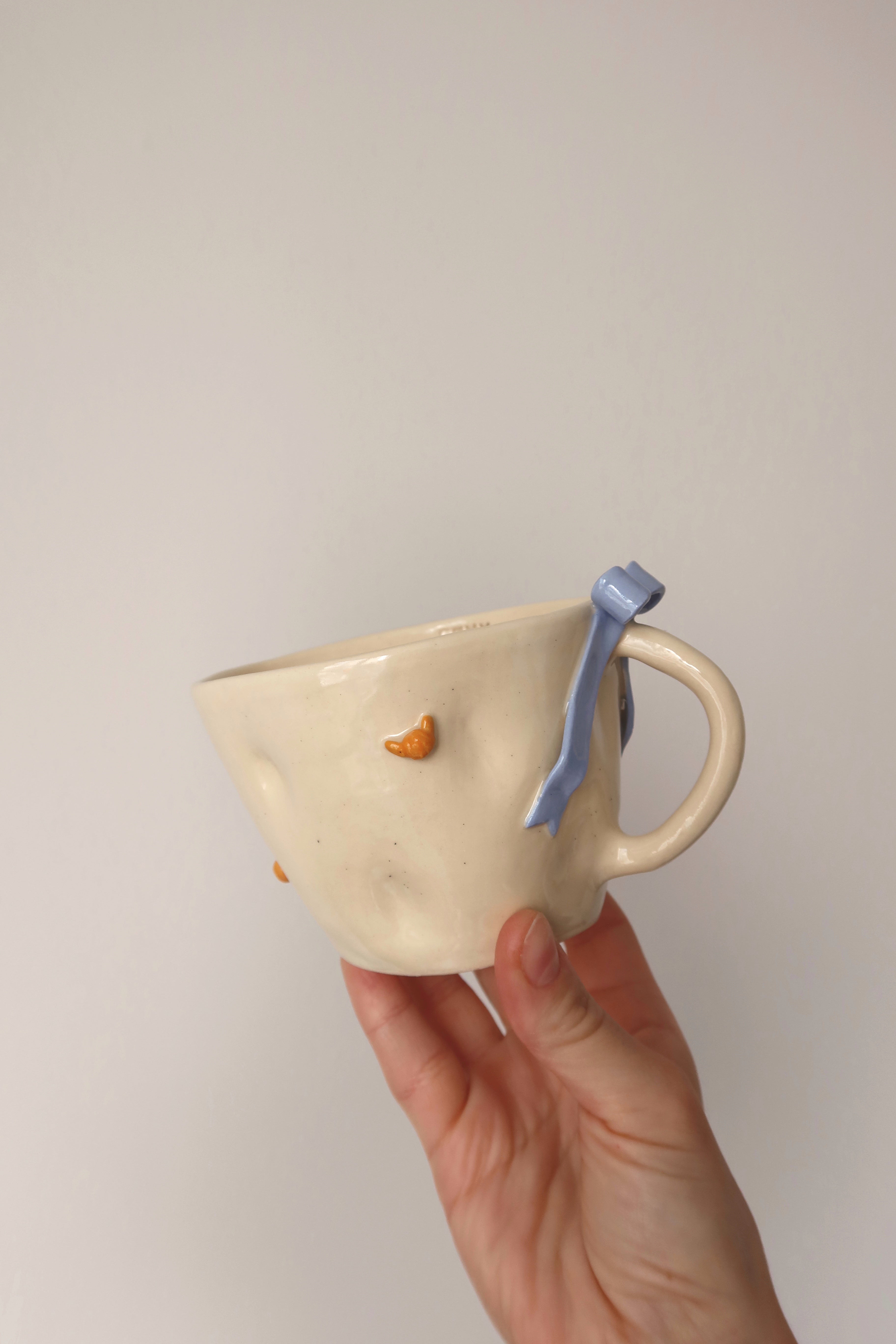 Croissant Bow Mug