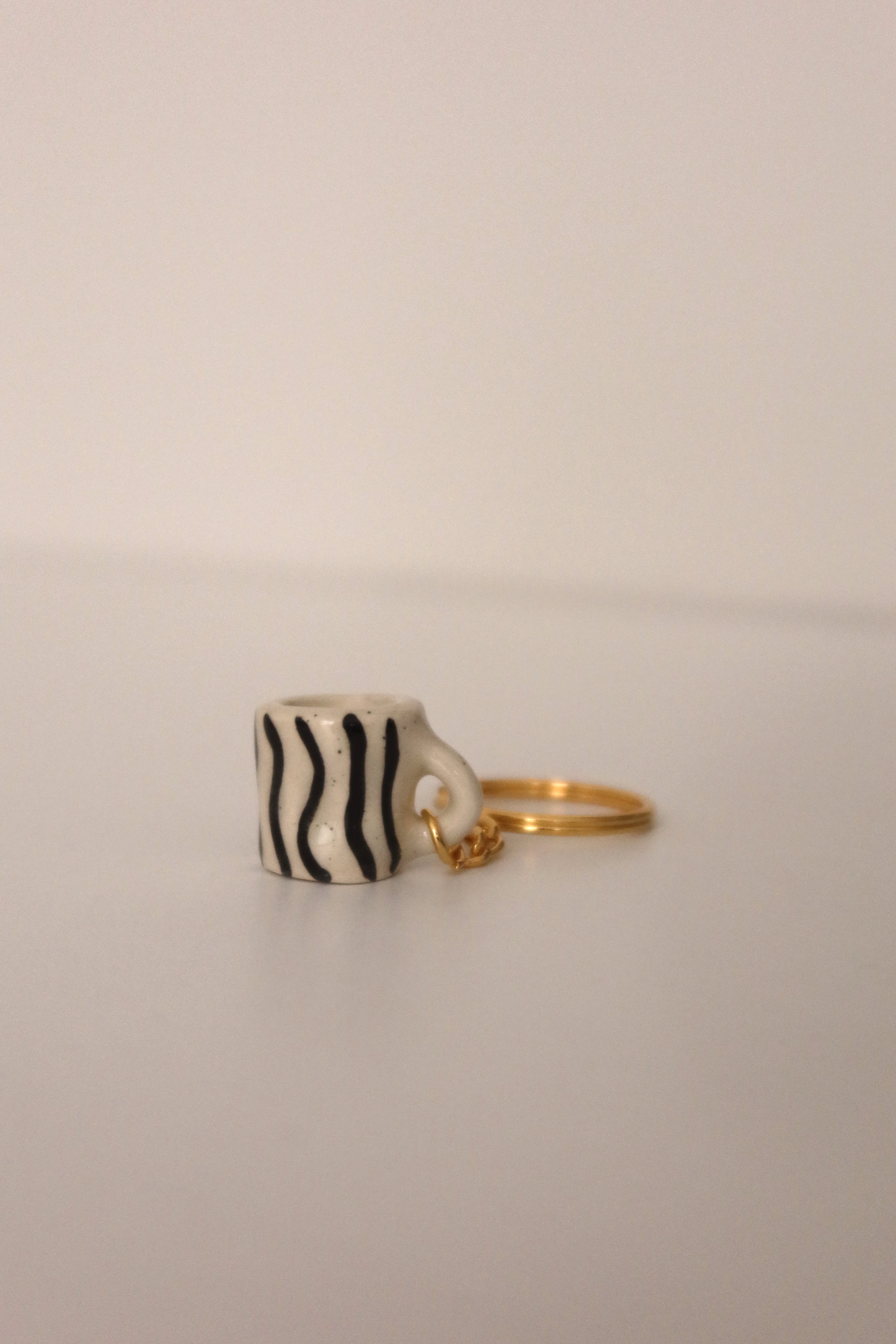 Black Stripe Mini Mug