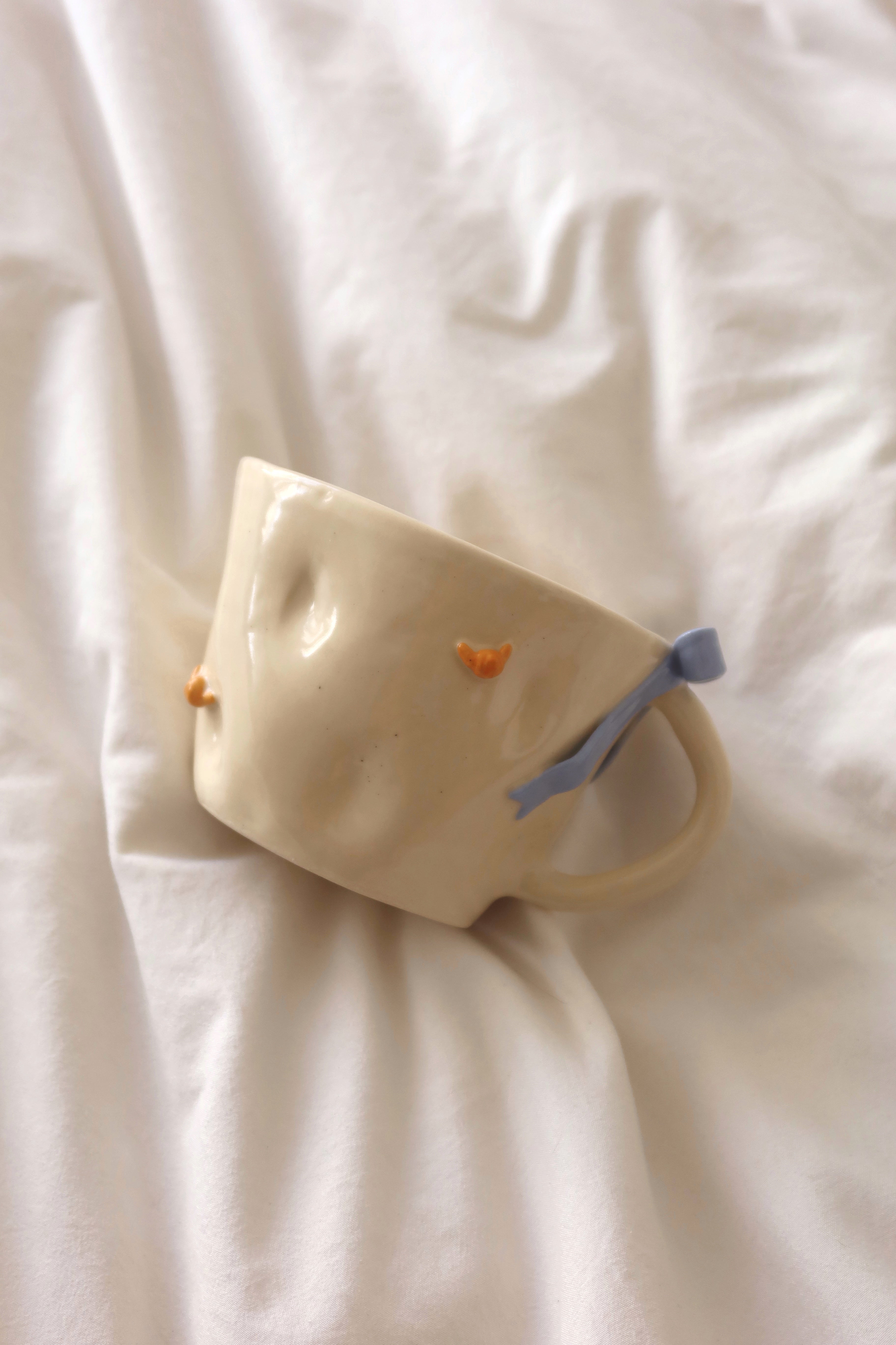 Croissant Bow Mug
