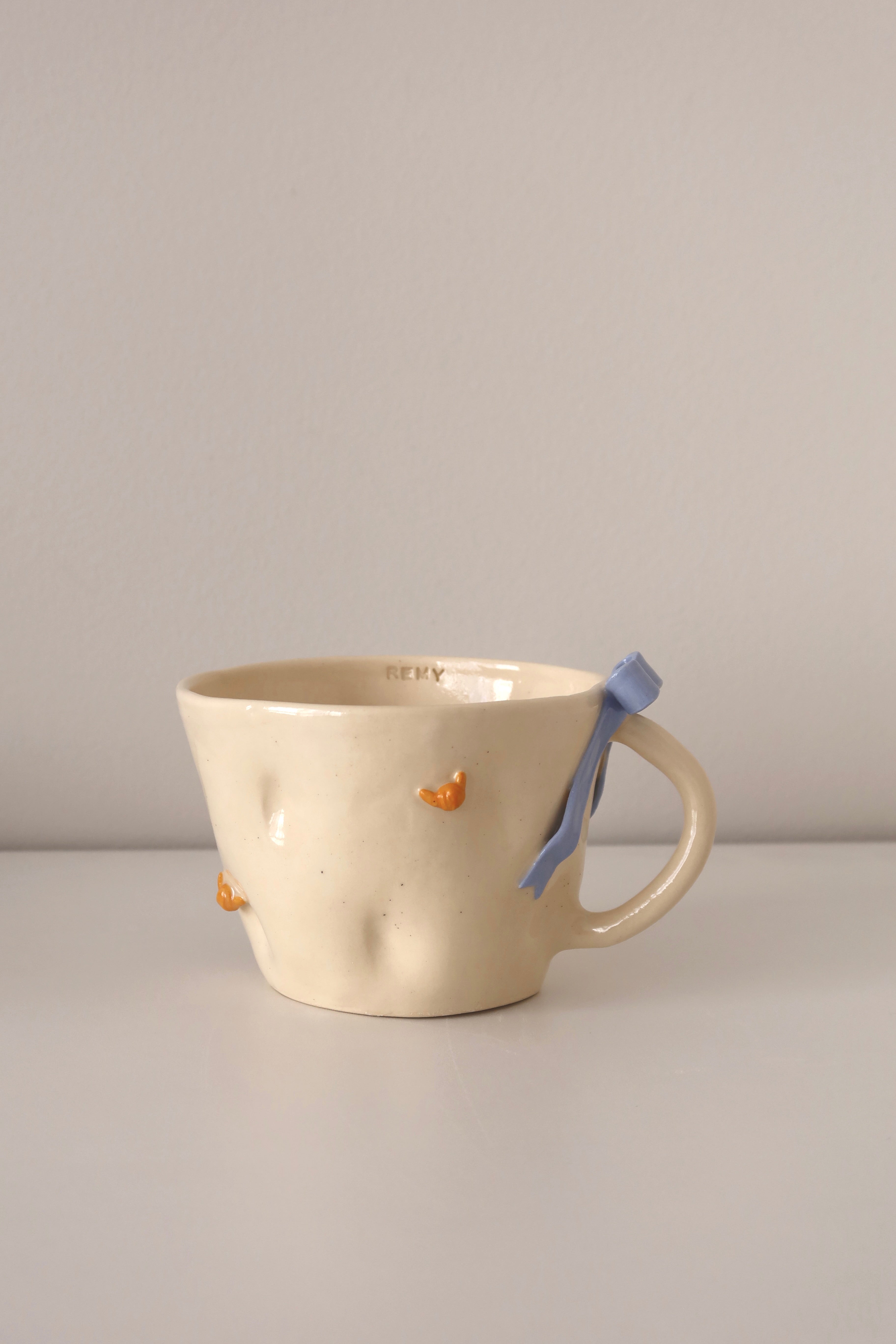 Croissant Bow Mug