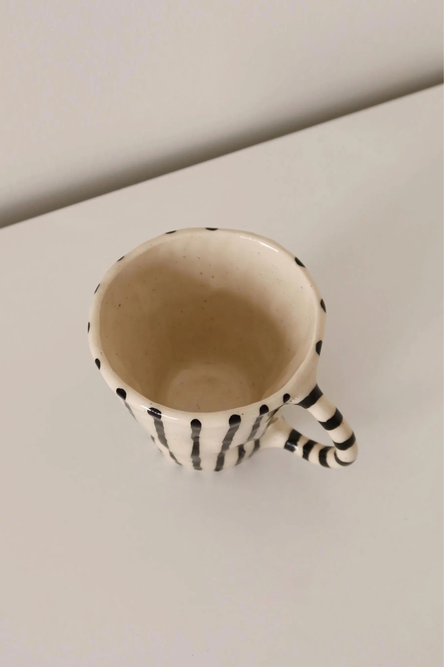 Stripped Latte Mug