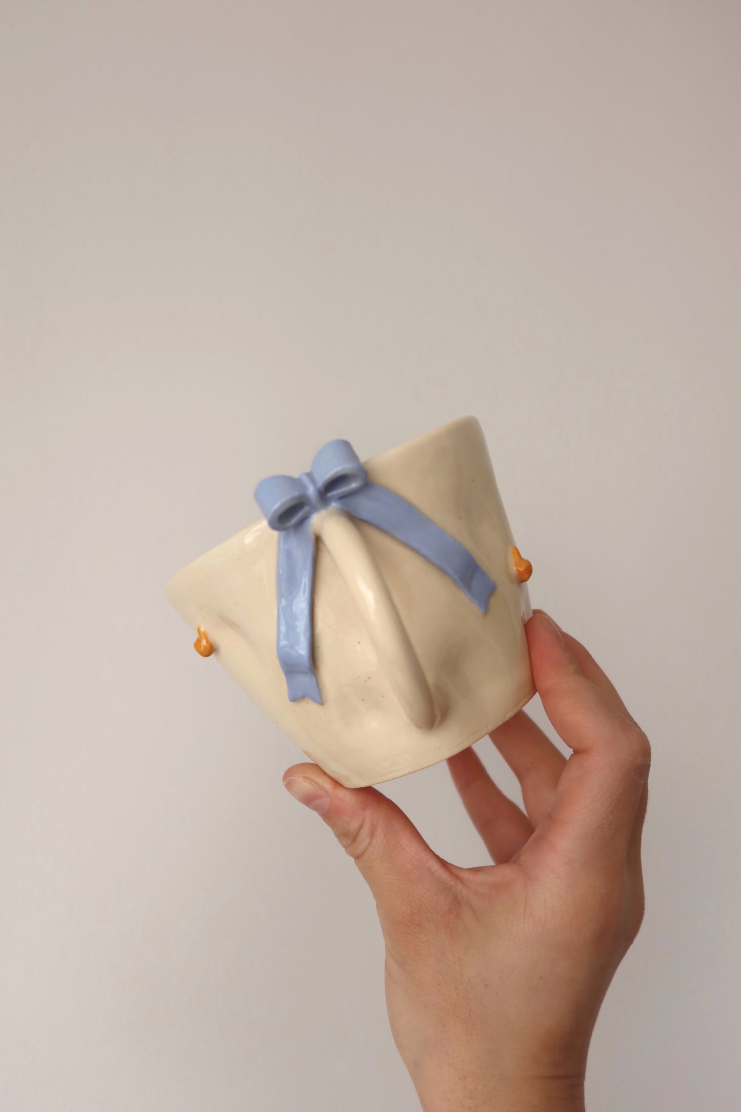 Croissant Bow Mug