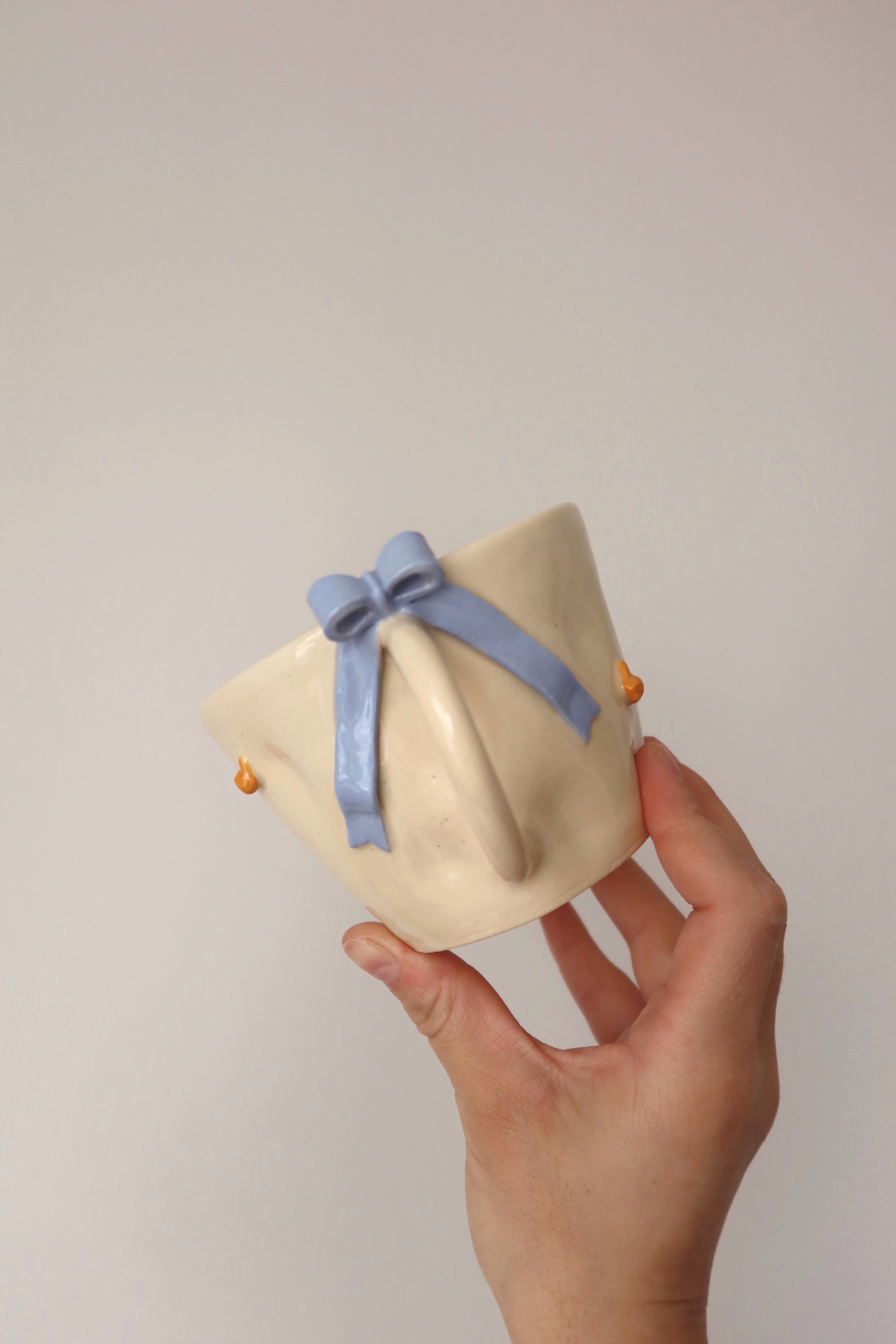 Croissant Bow Mug