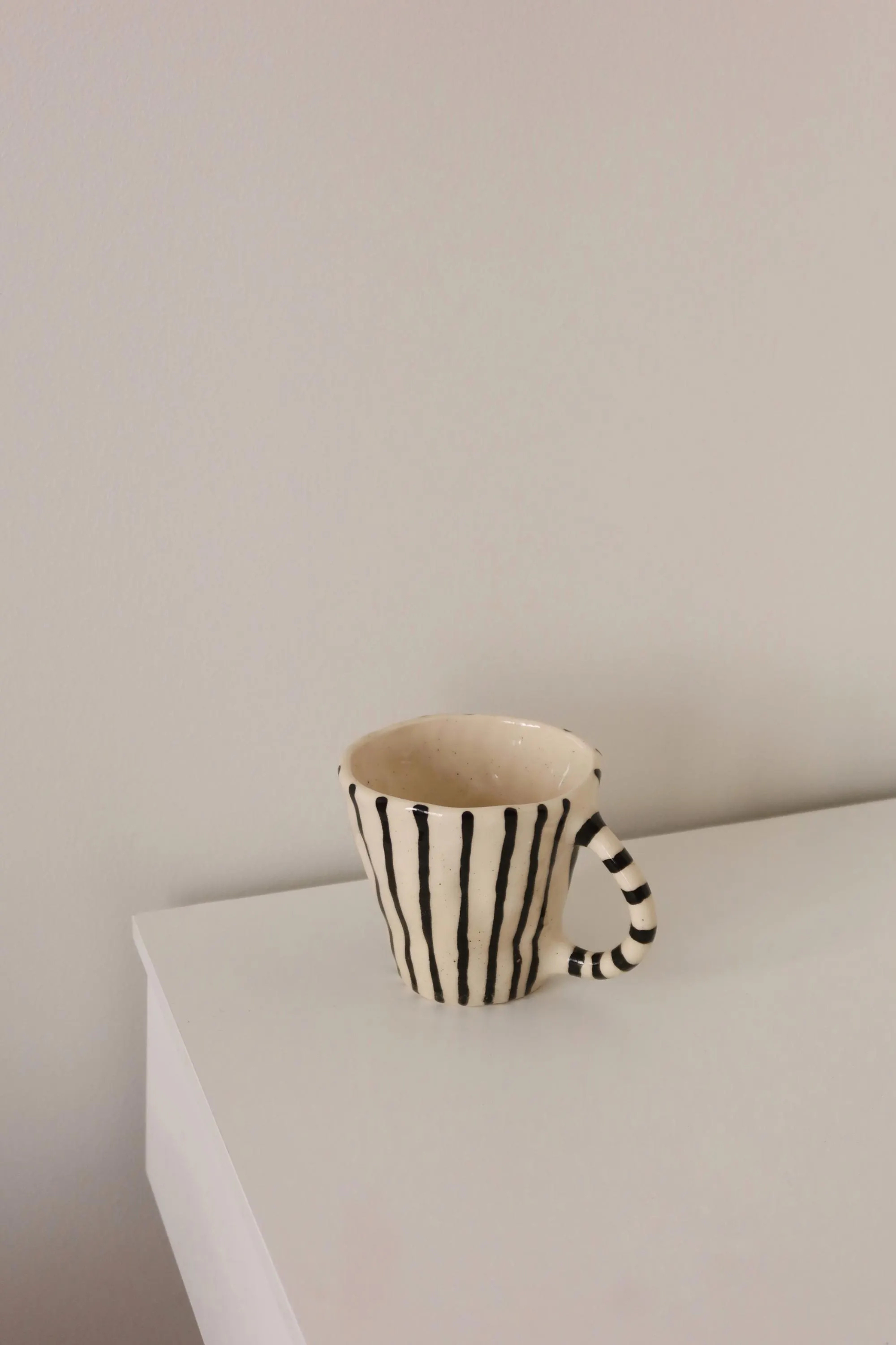 Stripped Latte Mug