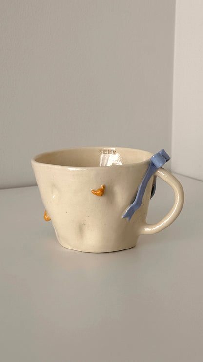 Croissant Bow Mug