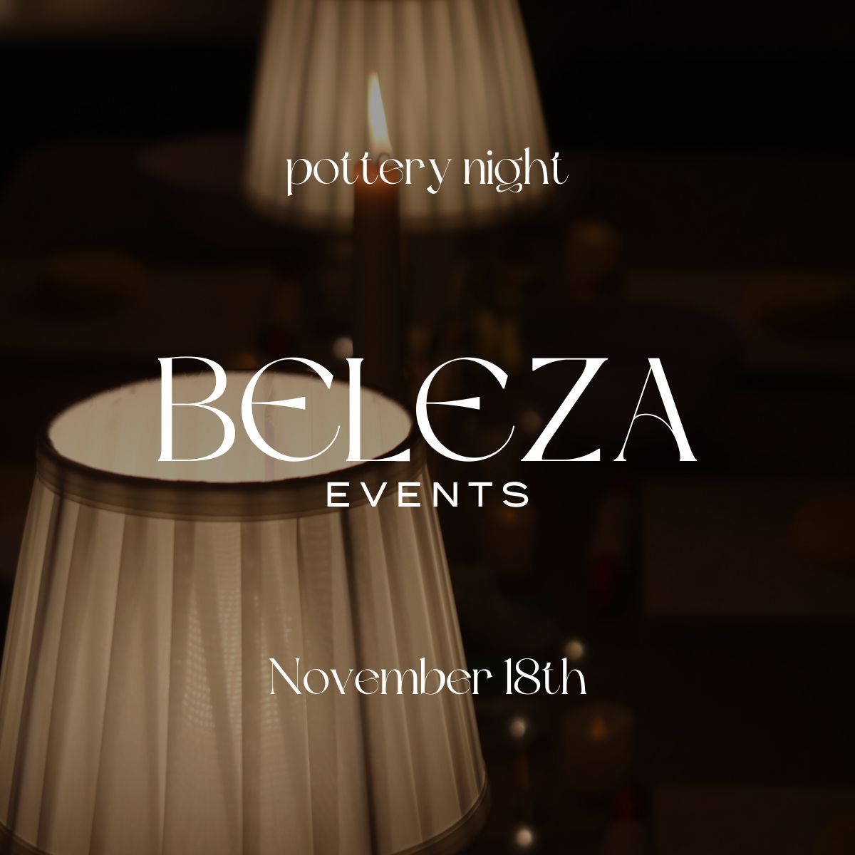 Private Pottery Night - November 18th