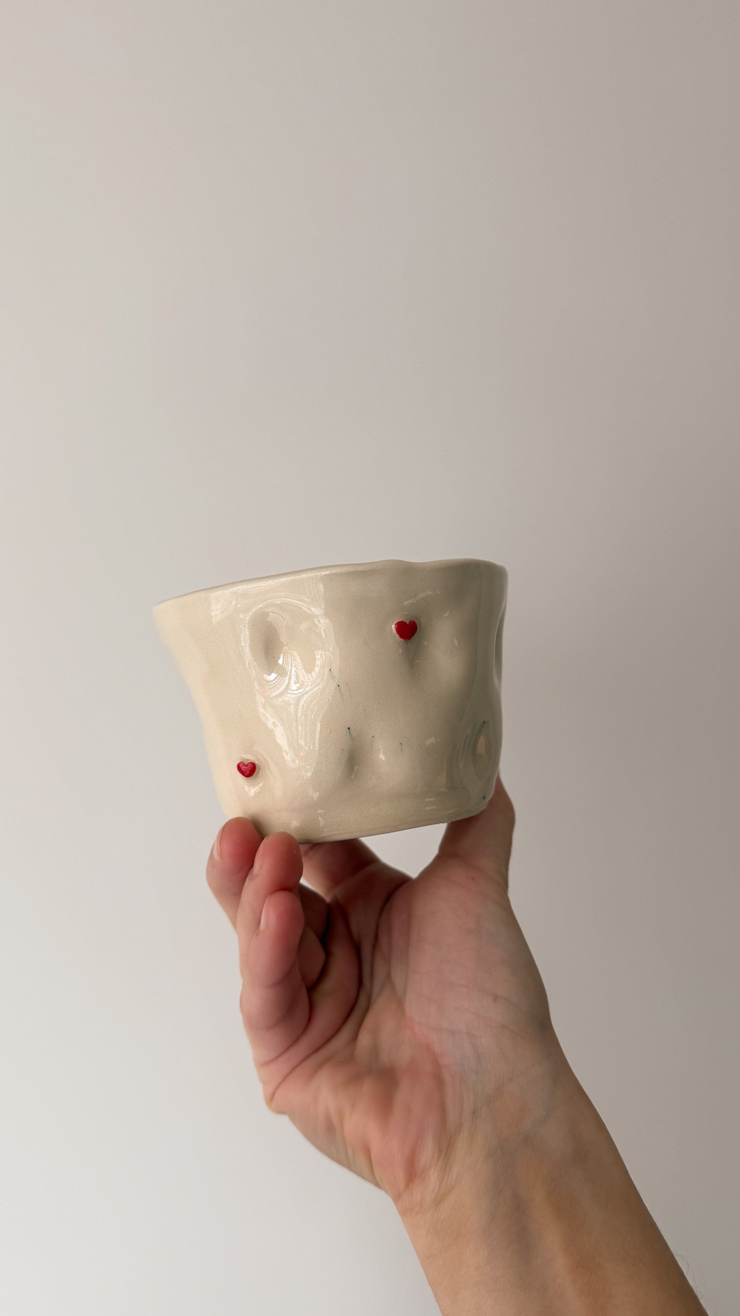 Red Bow & Hearts Mug