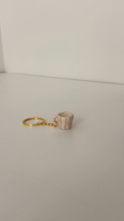 Pink Stripe Mini Mug